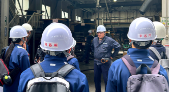 中村工業株式会社 ワイヤロープ 吊り具 スリング 重量物吊り上げ製品 工場見学 中学生